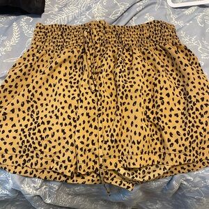 Cheetah shorts
